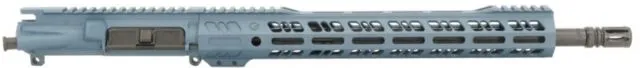 Grid Defense Complete Upper Receiver .300 Blackout 16 inch Pistol Length 4150 Light HBAR Barrel 1-8 Twist 14 inch M-LOK Rail A2 Flash Hider Blue