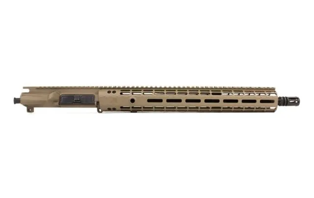 Aero Precision M4E1 AR-15 5.56x45mm NATO 16in M-LOK Upper Receiver Mid Length Barrel 1-7 Twist 1/2x28 A2 Flash Hider 15in M-LOK Handguard No BCG/CH