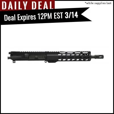PSA 10.5" 5.56 NATO 1/7 Nitride 9" Lightweight M-LOK Freedom Upper With BCG & CH