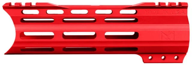 ABC RIFLE COMPANY Custom Hybrid Top Cut Super Slim AR-15 M-LOK Handguard 7in Red