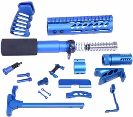 Guntec USA AR-15 Ultimate Pistol Kit Anodized Blue