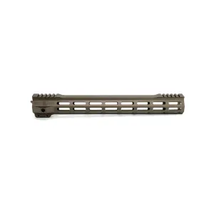 Dirty Bird AR-15 SMRS Handguard - Slim M-LOK Rail System V2 - 15", Midnight Bronze
