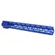 Guntec USA 16.5in AIR-LOK Series M-LOK Compression Free Floating Handguard With Monolithic Top Rail .308 Cal Anodized Blue