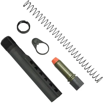 Heavy K-Spec AR-15 H3 Buffer Tube Kit W/5.5oz Buffer Black