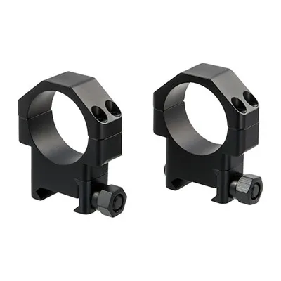 Tsr Picatinny Scope Rings - 30mm Medium (1.075") Aluminum Rings