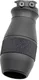 A3 Industries +10 Degree Picatinny Mini Modular Vertical Foregrip - 2.5in Grenade Grip Black