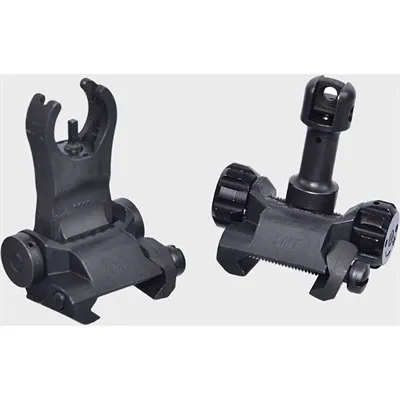Flip-Up Battle Sights For 5.56mm & 7.62mm Black