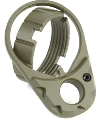 Armaspec Self-Retention Caste Nut and QD End Plate Aluminium OD Green