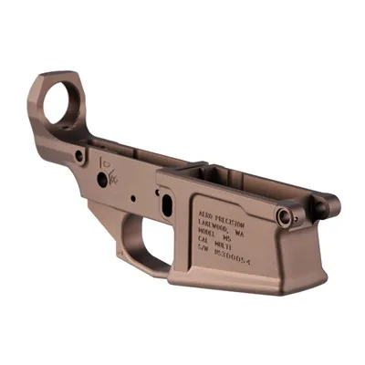 M5 Stripped Lower Receiver For AR .308 Kodiak Brown