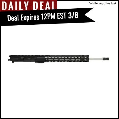 PSA 20" Rifle-Length .224 Valkyrie 1/7 Stainless Steel 15" Lightweight M-LOK Upper with BCG & CH