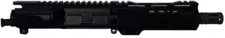 Moriarti AR-15 .300 AAC Blackout 6 inch Upper Receiver Medium Pistol Length 1-7 Twist 5/8x24 A2 Flash Hider Nitride Black
