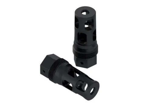 Comstock Armory Full Size 22 Cal Muzzle Brake & Plan-B Suppressor mount - 1/2x28