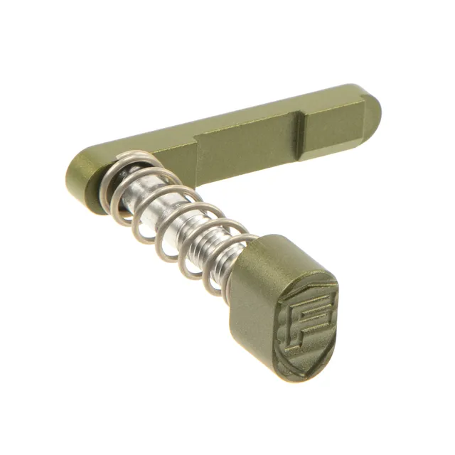 Fortis Billet AR-15 Magazine Catch and Release Nitride Finish OD Green