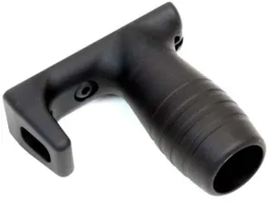A3 Industries M-LOK Modular Vertical Foregrips w/ Integrated Handstop 2In Grooved Aluminum Grip Aluminum 2.5 Oz. Black