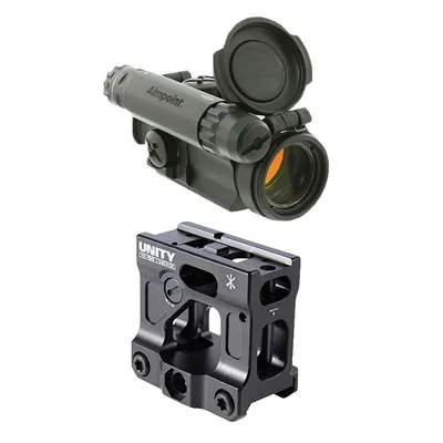 Aimpoint Unity Compm5 Red Dot Reflex Sight W/Fast Mount Black