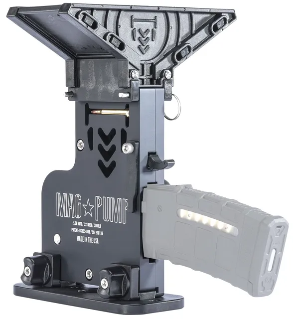 Magpump Elite Mil-Spec AR-15 .223 Rem/5.56 Magazine Loader, Black