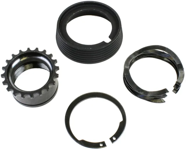 Tiger Rock AR-15 Delta Ring Kit w/Delta Ring Snap Ring Weld Spring and Barrel Nut Black