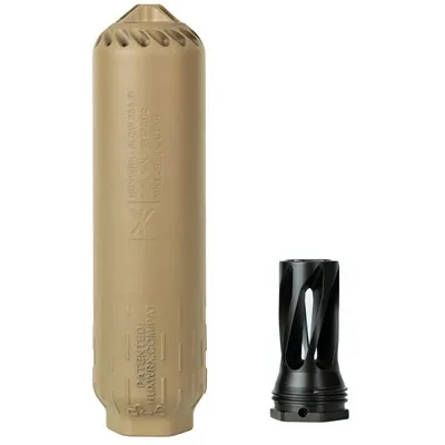 Flow 556 Ti Rifle Suppressor W/Flash Hider FDE