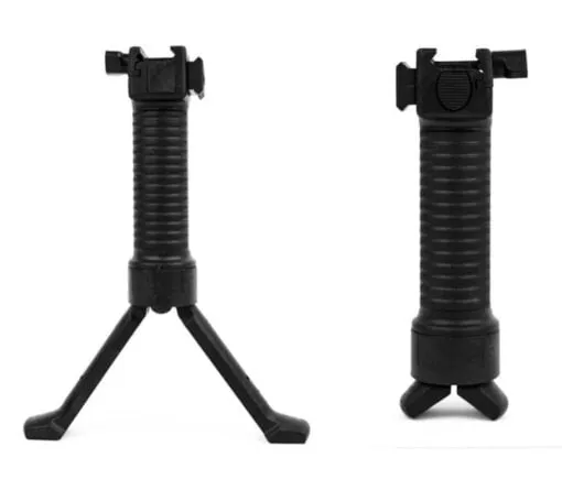 NBS Bipod Grip - Combination Vertical Grip and Bipod - Black