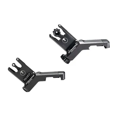 C2 Folding Front And Rear Offset Sight Combo - Aperture