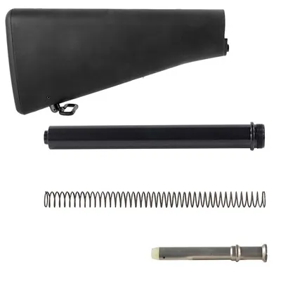 M16A1 Retro Brn-16a1 Buttstock & Buffer Tube Assembly, Black