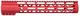 Guntec USA AR-15 12in Air-Lok Series M-LOK Compression Free Floating Handguard w/ Monolithic Top Rail Anodized Red