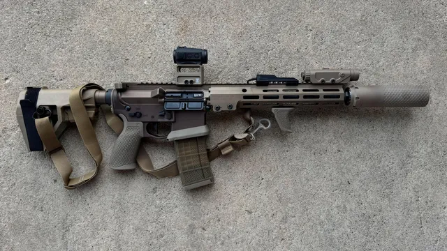 Geissele 11.5-inch MK16 Pistol on a Griffin MK2 Lower with Rhino S