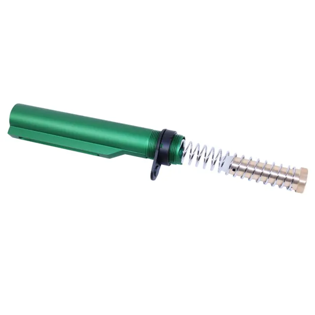 Guntec USA AR-15 Mil-Spec Buffer Tube Assmebly Set Anodized Irish Green