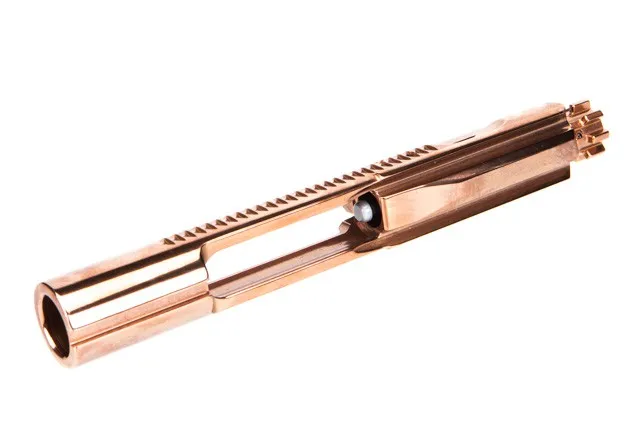 F-1 Firearms 5.56 DuraBolt full auto bolt carrier groups Rose Gold (TiCrN)