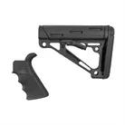 AR-15 FG BT Grip& Overmold Buttstock Collapsible Comm BLK