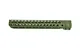 Mitchell Defense DualCool AR-15 M-LOK Handguard OD Green 15 In