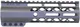 Guntec USA AR-15 7in Air-Lok Series M-LOK Compression Free Floating Handguard w/ Monolithic Top Rail OD Green
