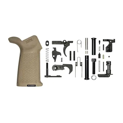 M5 Lower Parts Kit W/MOE Grip For AR-308 FDE