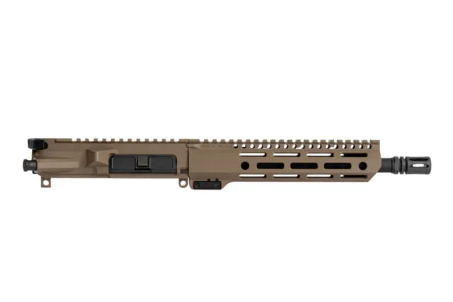 Mitchell Defense DOC 10.3in 5.56 NATO Upper Receiver Cold Hammer Forged Chrome-Lined Barrel Flat Dark Earth Finish M-LOK Free-Float Handguard