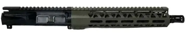 Moriarti Upper Receiver with Flash Hider AR-15 5.56 NATO 10.5 inch Barrel Government Contour Carbine Length 1x7 Twist 1/2X28 Thread M-LOK Handguard A2