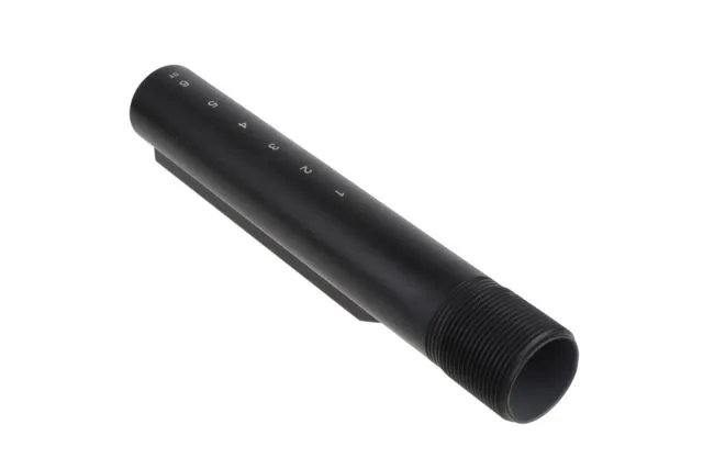 Spikes Tactical Mil-Spec Buffer Tube 6-Position 7075 T6 Aluminum Black
