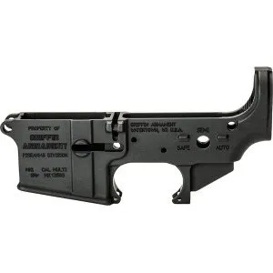 MK1 AR-15 Stripped Lower Receiver, Black