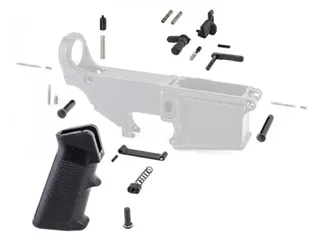Tiger Rock AR-15 Lower Parts Kit w/ NO Trigger Hammer and Springs Black