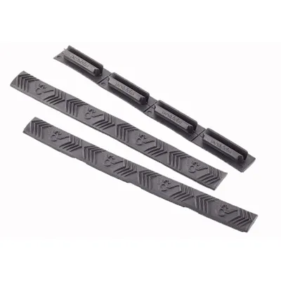 M-LOK Rail Cover 4-Slot 3-Pack Black