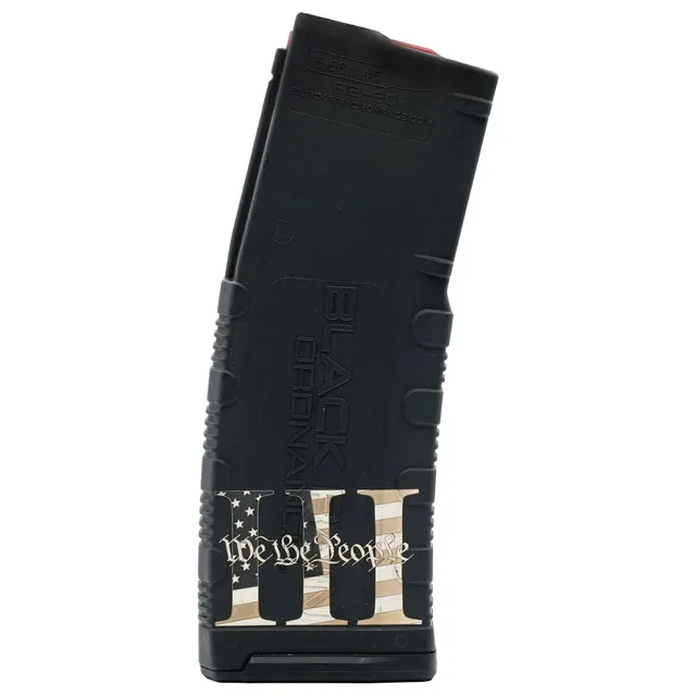 Black Rain Ordnance 30rds 5.56x45mm/.223 Remington Black Magazine - High-Capacity