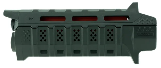 Strike Industries Viper AR-15 Carbine Length Handguard, Black, Red Inserts