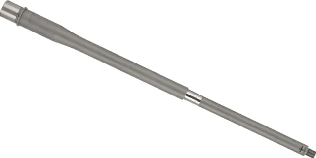 Shaw AR-10 22 Creedmoor Threaded Barrel 22in No Flute HBAR Profile 1-8 Twist 5/8-24 Thread Matte Stainless