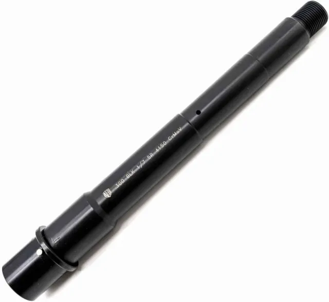 Andro Corp Industries Barrel 300 Blackout 8 inch Medium Contour Pistol 1-7 Twist 5/8x24 Thread Black