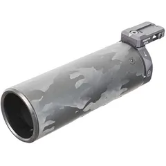 Attachment Suppressor Shield W/U-RAC 7"x2" Carbon Fiber W/BLK Hardware