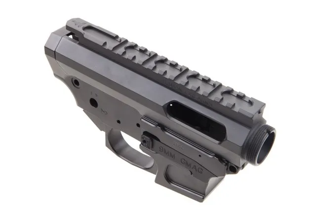 Trojan Firearms AR-15 BYOG-9G Stripped Receiver Set - 9mm Glock