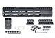 Presma AR-15 Super Light M-LOK Series Free Float Handguards with Partial Top Rail 10in Black