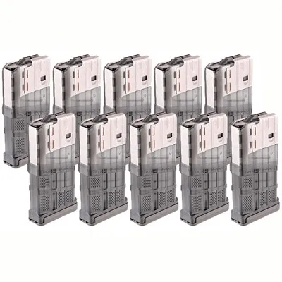 AR 308 L7awm Translucent Smoke Magazine 20-Rd