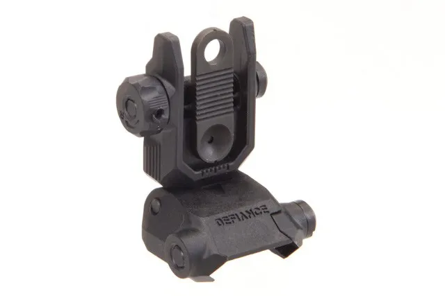 DEFIANCE AR-15 Polymer Rear Flip-up Sight - Black