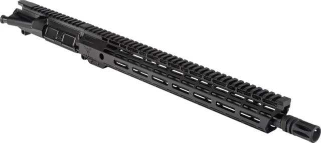 TRYBE Defense AR-15 Complete Upper Receiver 16in 9mm Luger Rifle Barrel 1-10 Twist 1/2x28 A2 Black