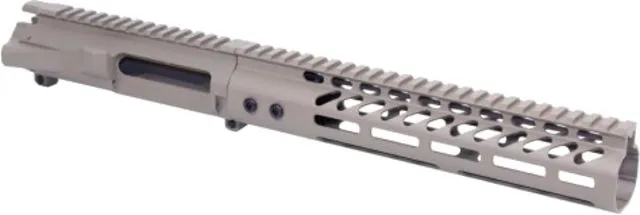Guntec USA AR-15 Stripped Billet Upper Receiver w/10in Ultralight Series M-LOK Handguard Flat Dark Earth